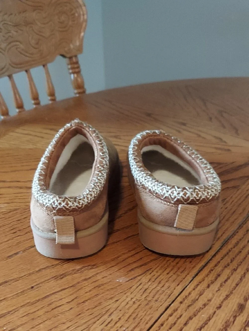 Aspen Cozy Slip-On Suede Mules / Slippers in Carmel Brown